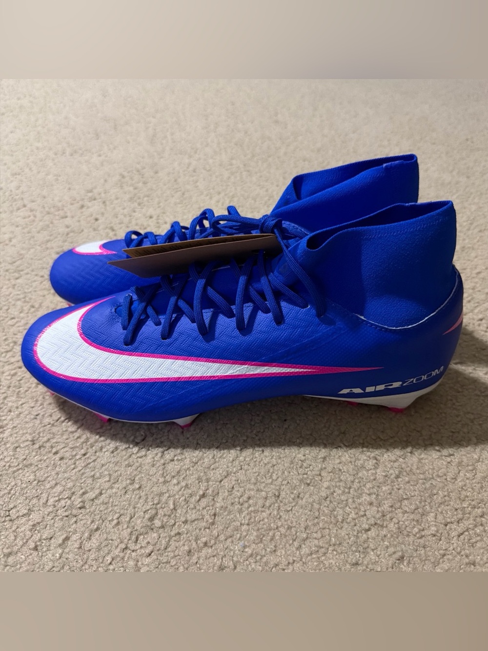 Nike ZM Superfly 10 Academy FG/MG Mens Size 10.5 Soccer Cleats Shoe FQ81456-446